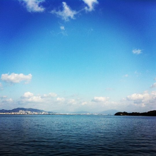 宮島の海